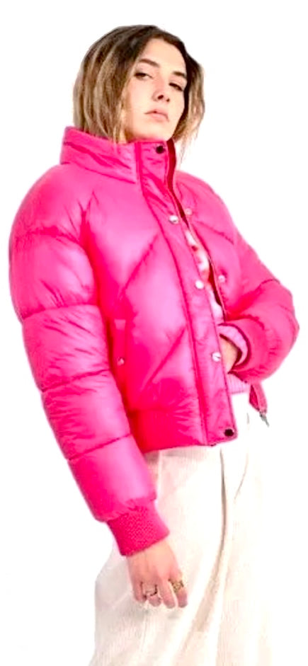 Puffer Jacket - Fuchsia