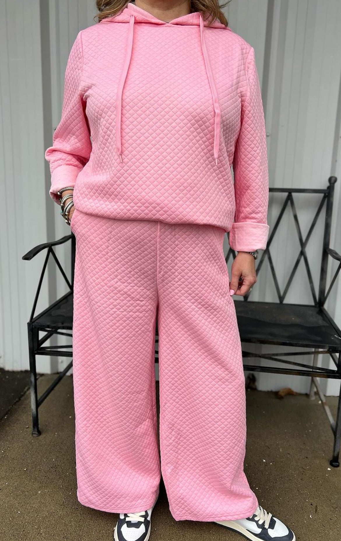 Hooded Quilted Set