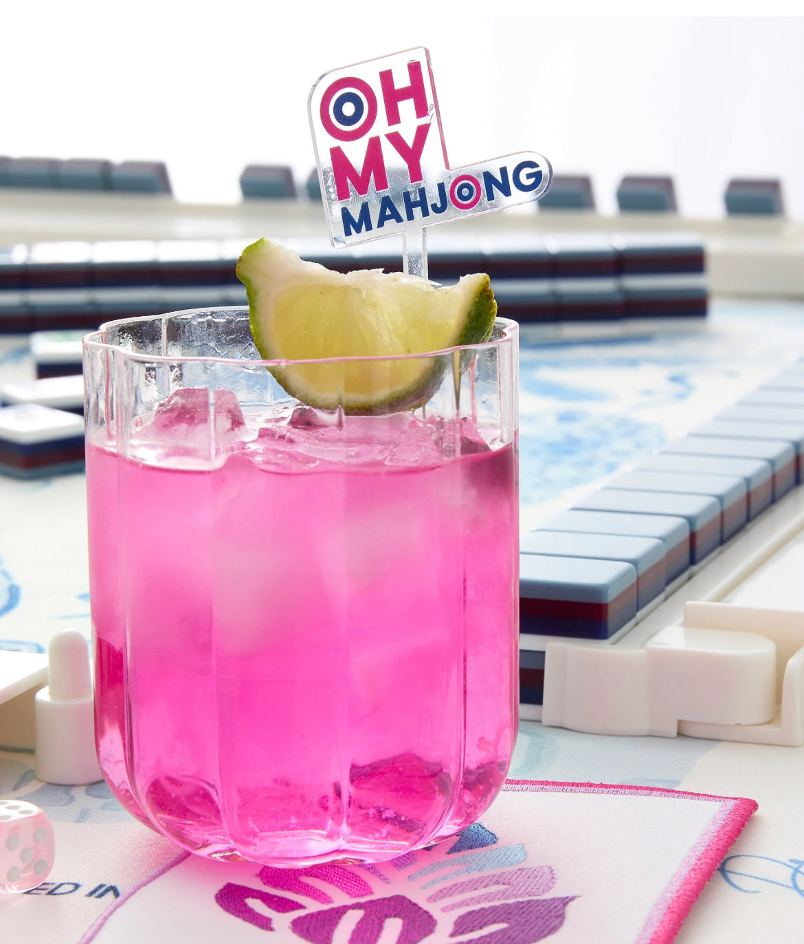 Mahjong Inspired Acrylic Cocktail Stir Sticks