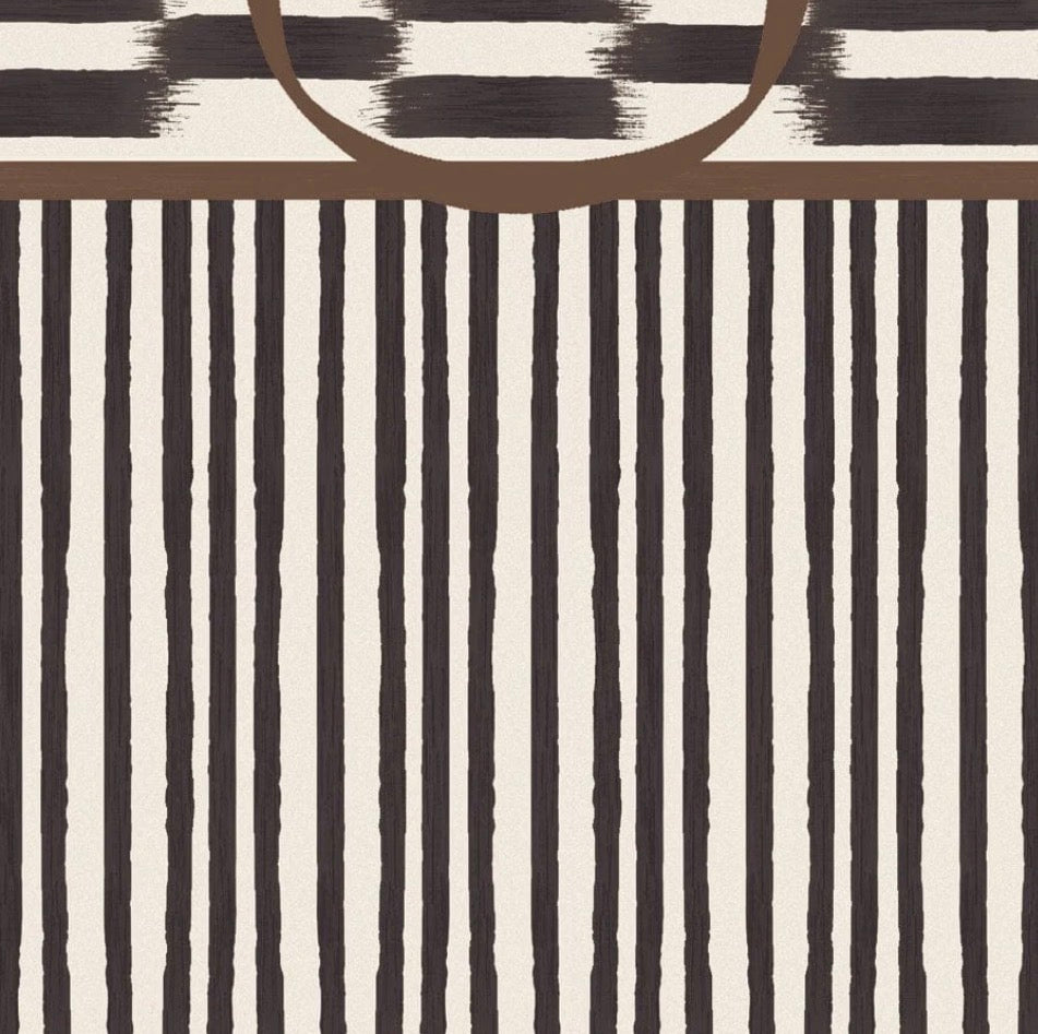 Boho Striped Cocktail Napkins Set of 20