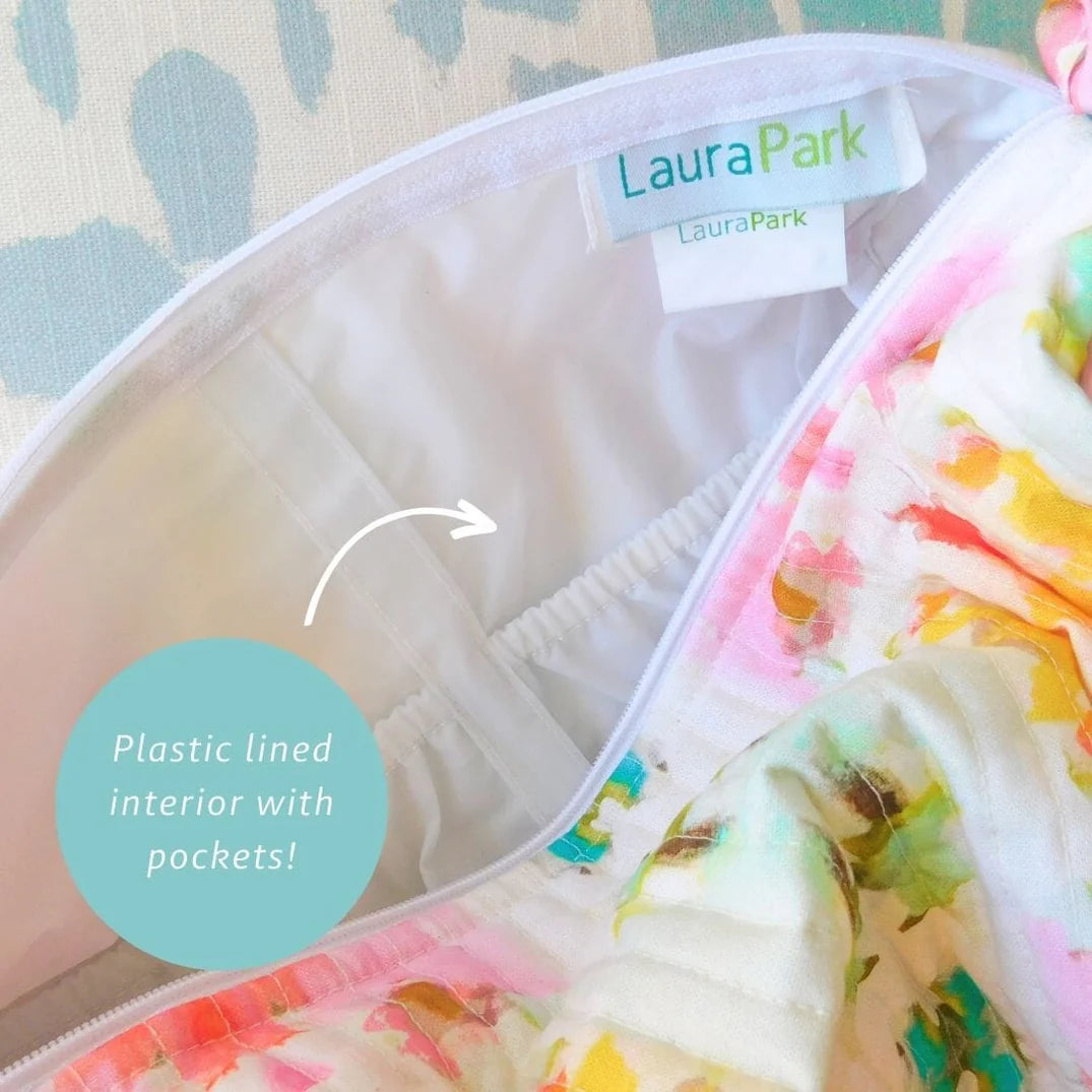 Laura Park Large Cosmetic Bag - Giverny