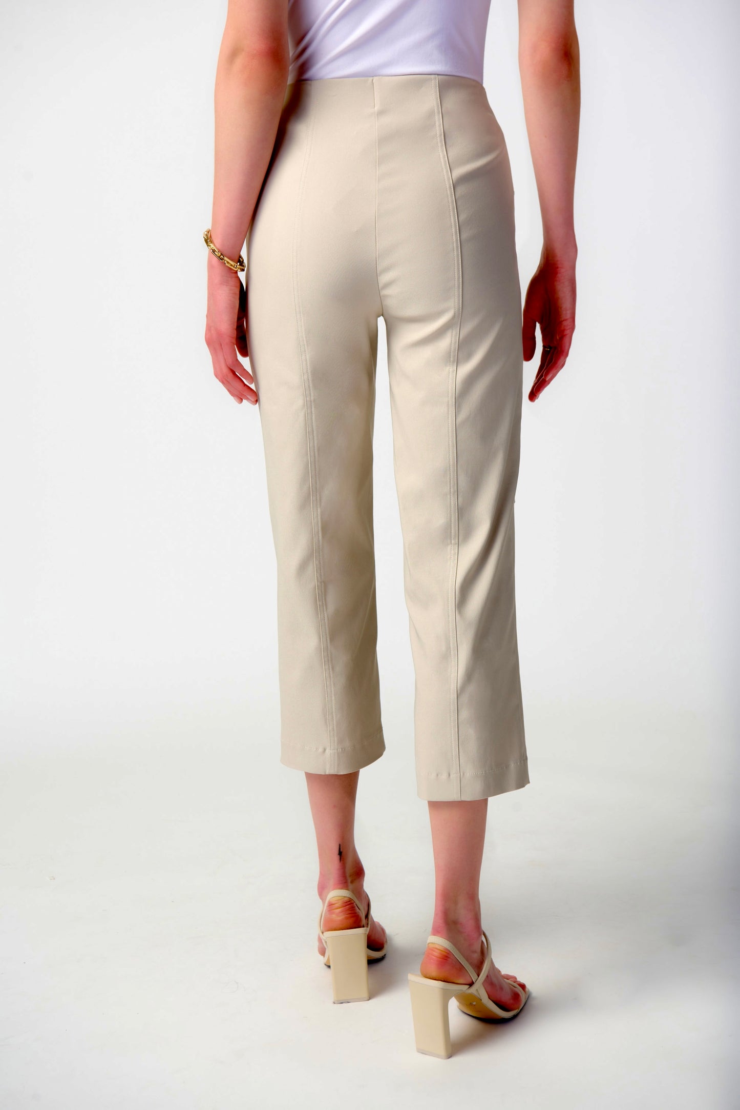 Millennium Crop Pull-on Pants - Moonstone