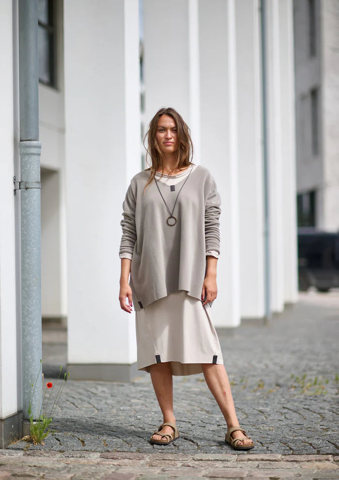 Fleece V-Neck-Elephant