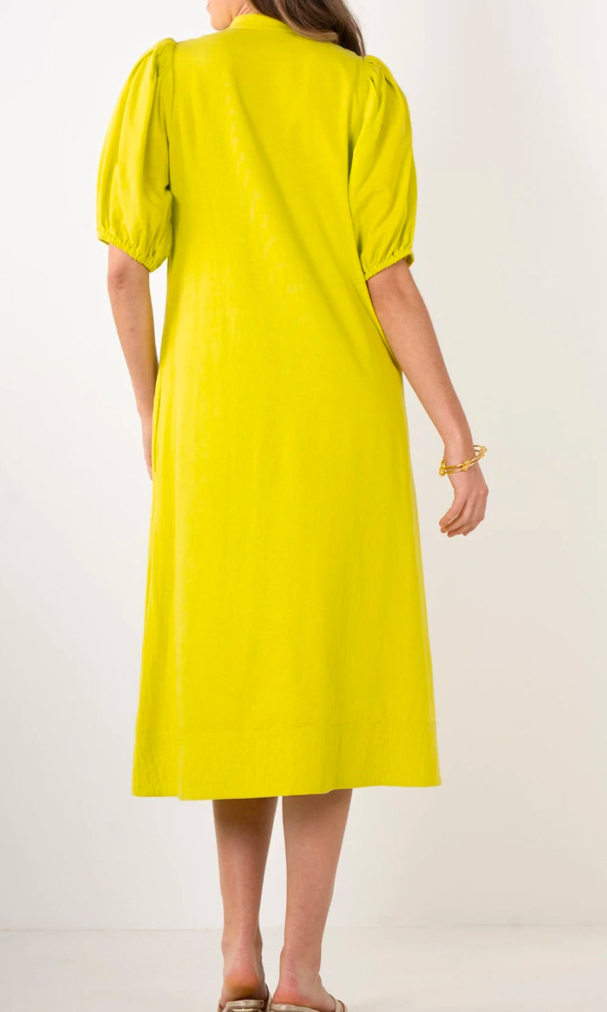 Hampton Dress-Joy Bouquet Linen