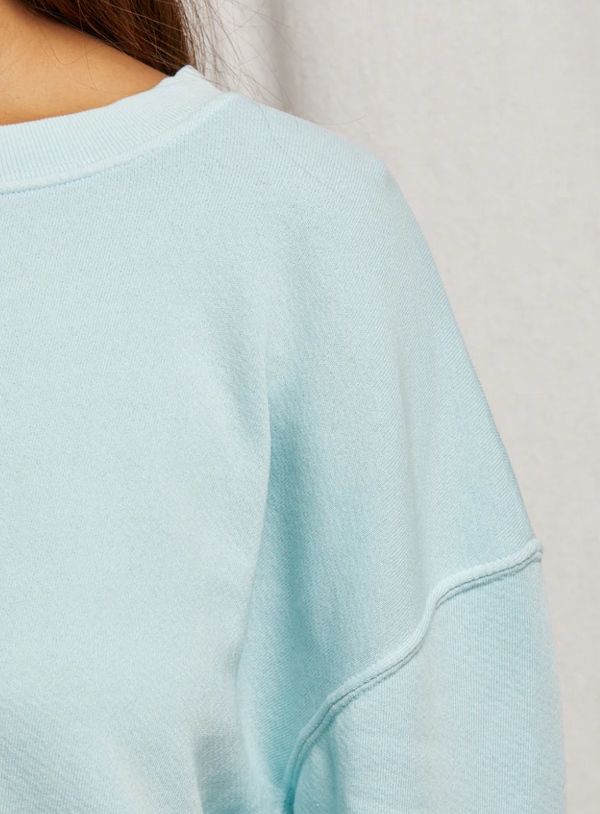 Tyler Sweatshirt-Iced Aqua