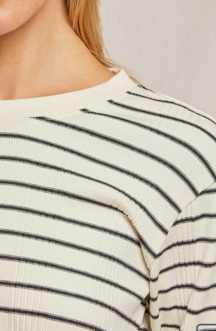Stef Ribbed Tee