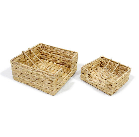 Water Hyacinth Napkin Holder (Set of 2)