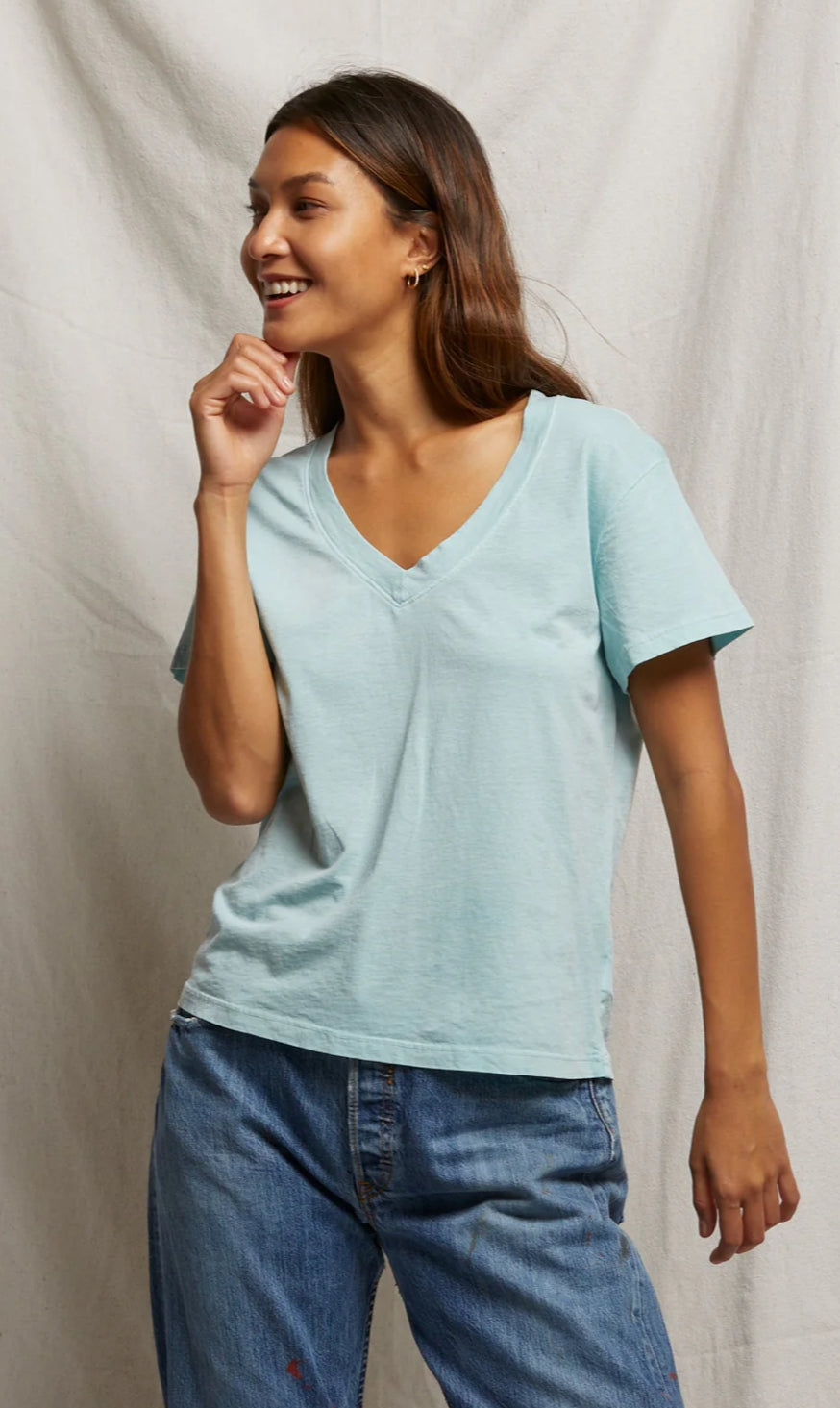 Hendrix Tee-Iced Aqua