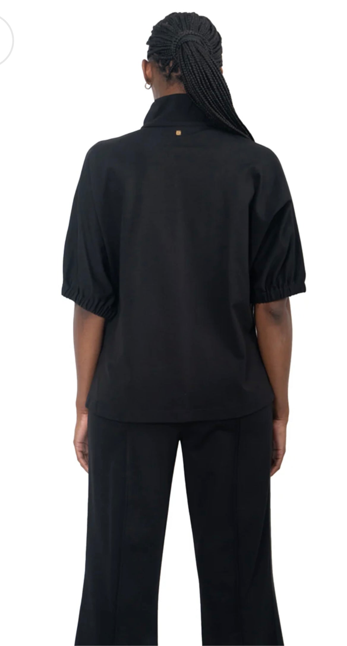 Emily McCarthy Ponte Black Poppy Top