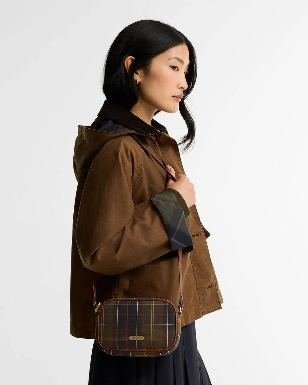 Daphne Mini Tartan Crossbody