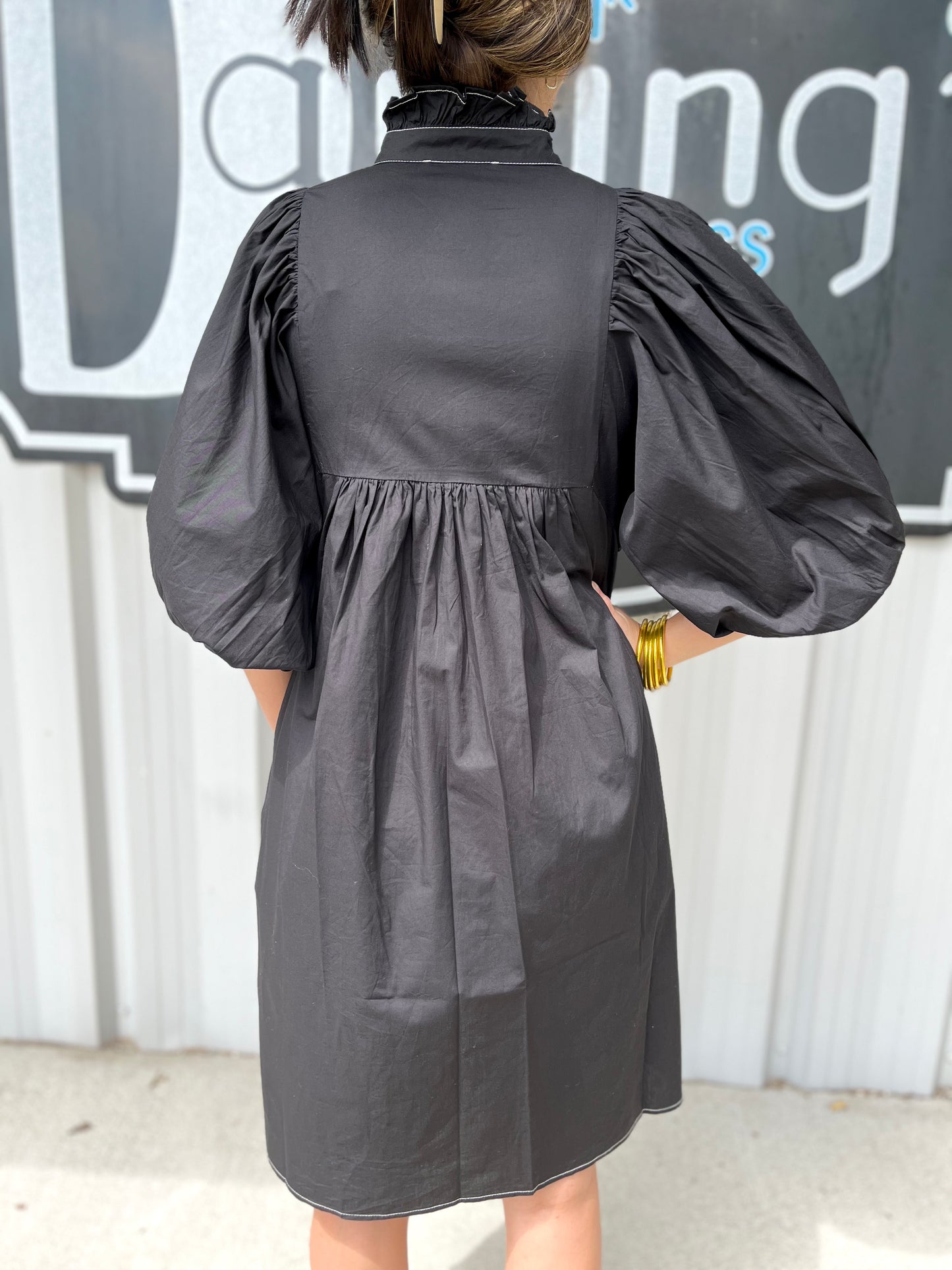 High Neck Dress
