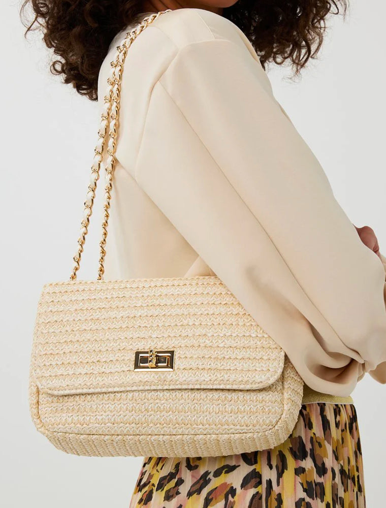 Straw Bag-Off white