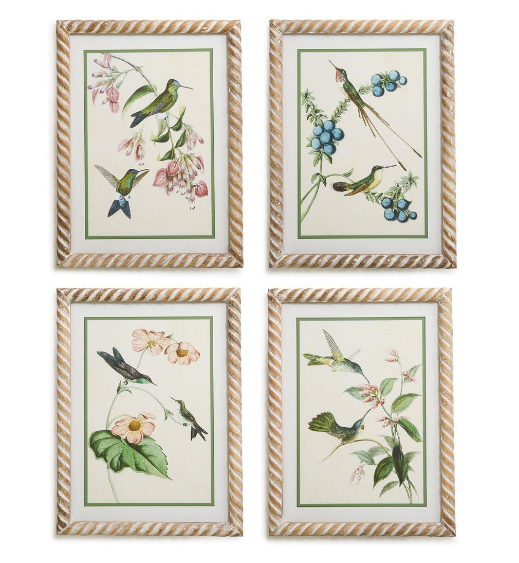 Hummingbird Framed Wall Art Prints-Set of 4