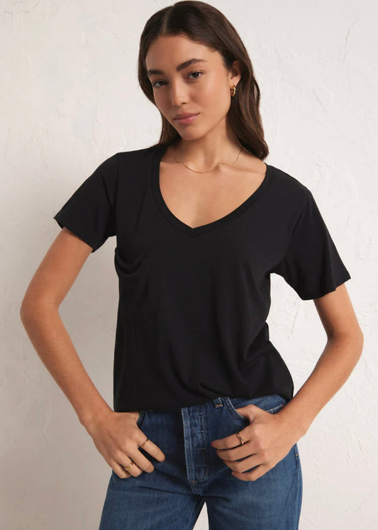 Pocket Tee - Jet Black