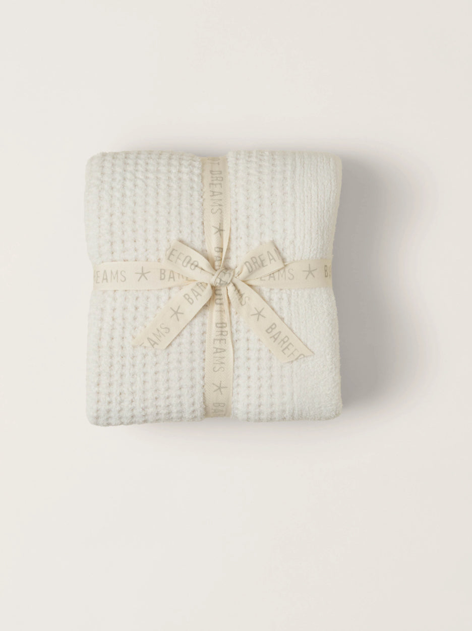 Barefoot Dreams Cozychic Waffle Throw