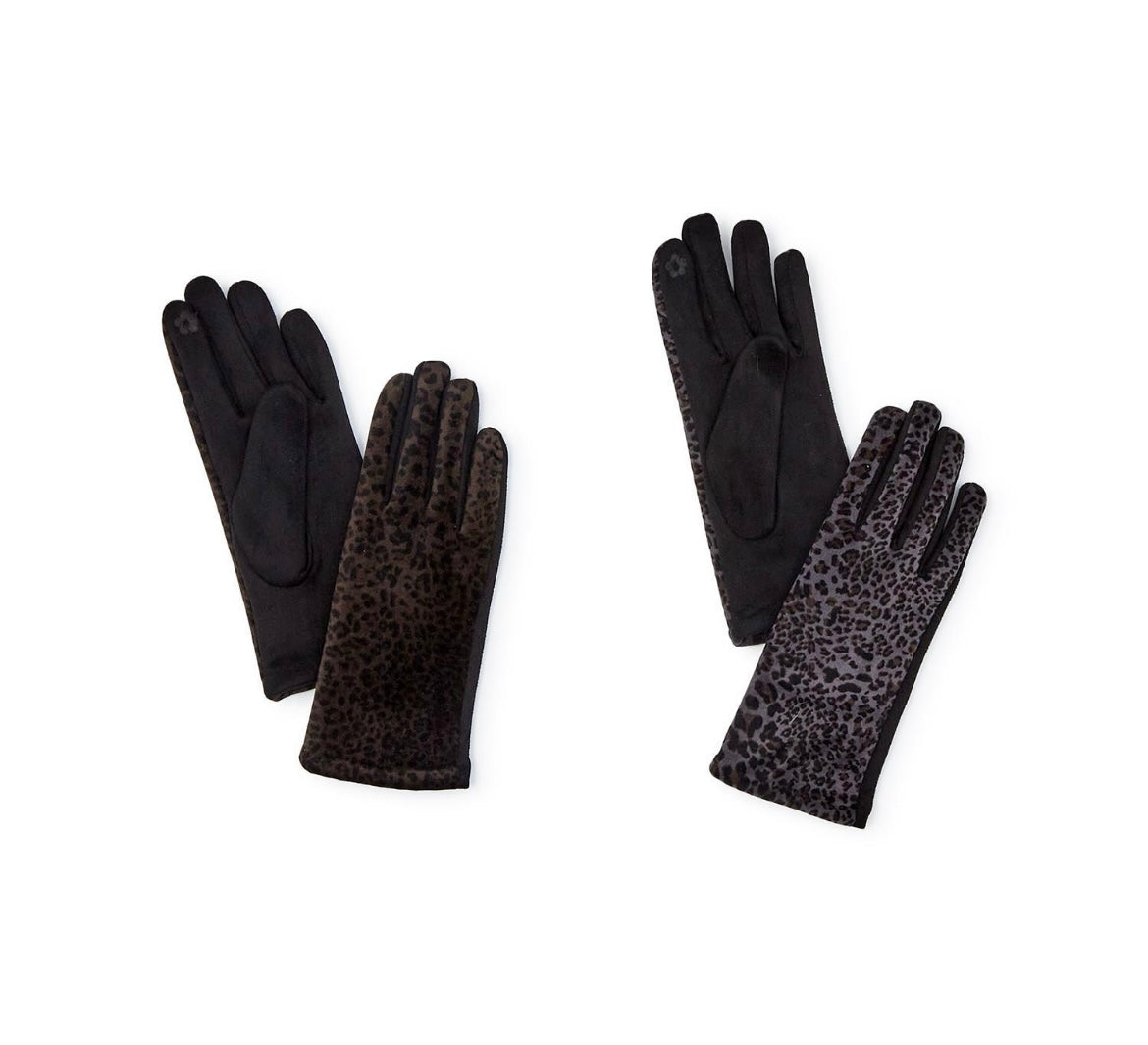handschuhe leopard Black Leopard Print Gloves