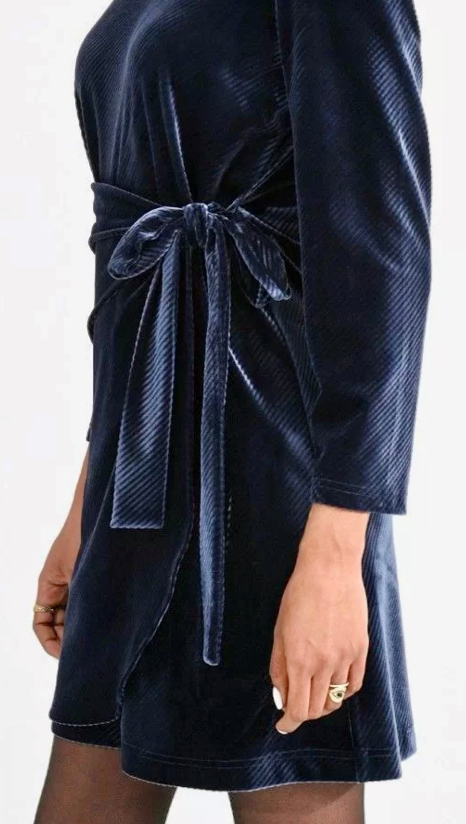 Velvet Dress - Blue