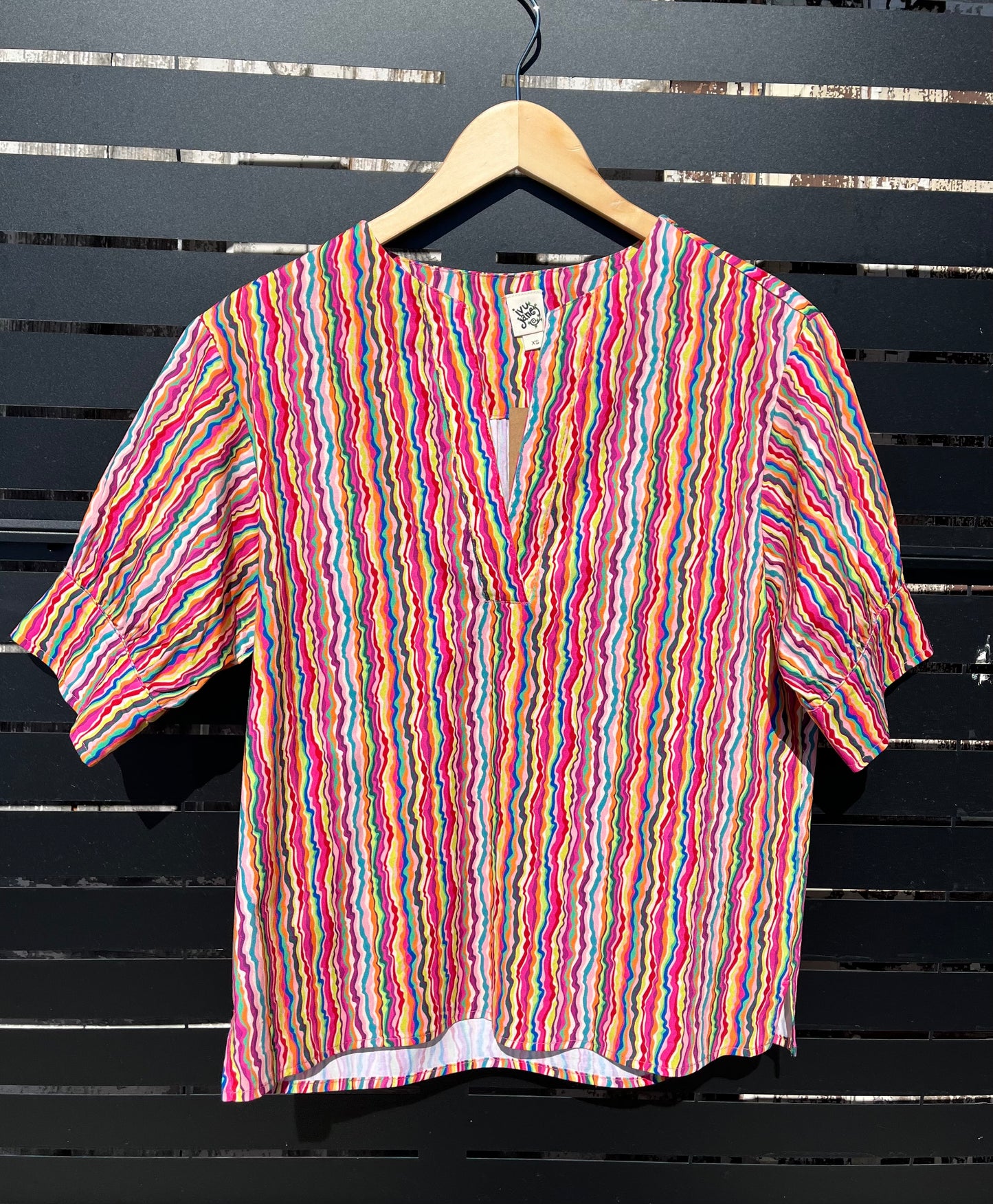 Notched Front Shirt