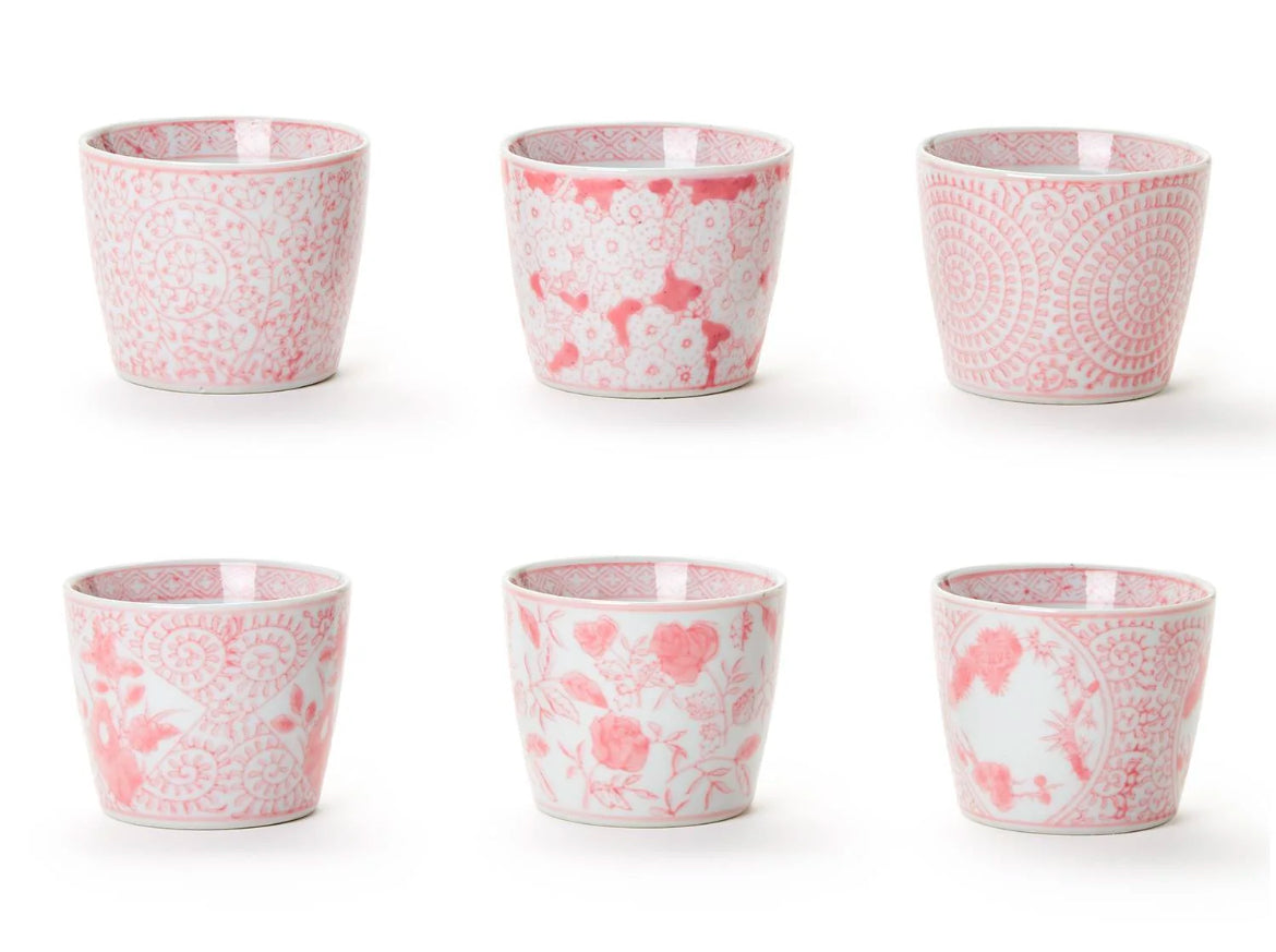 Pink Chinoiserie Cachepot