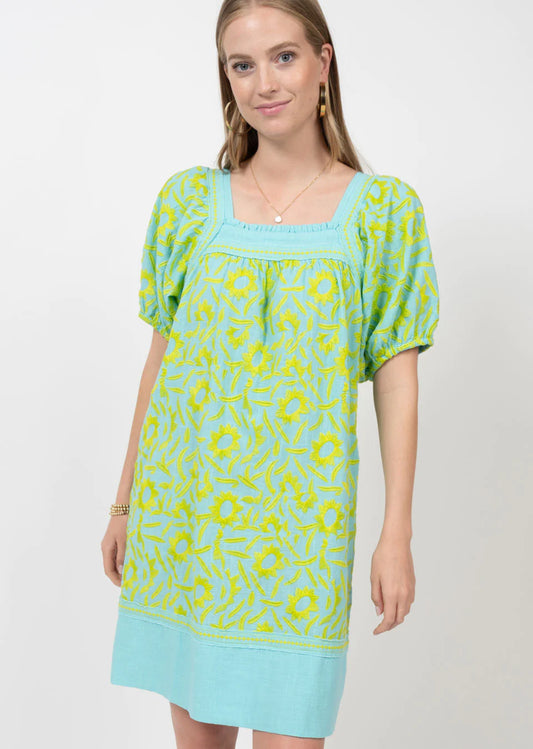 Solana Dress - Turquoise