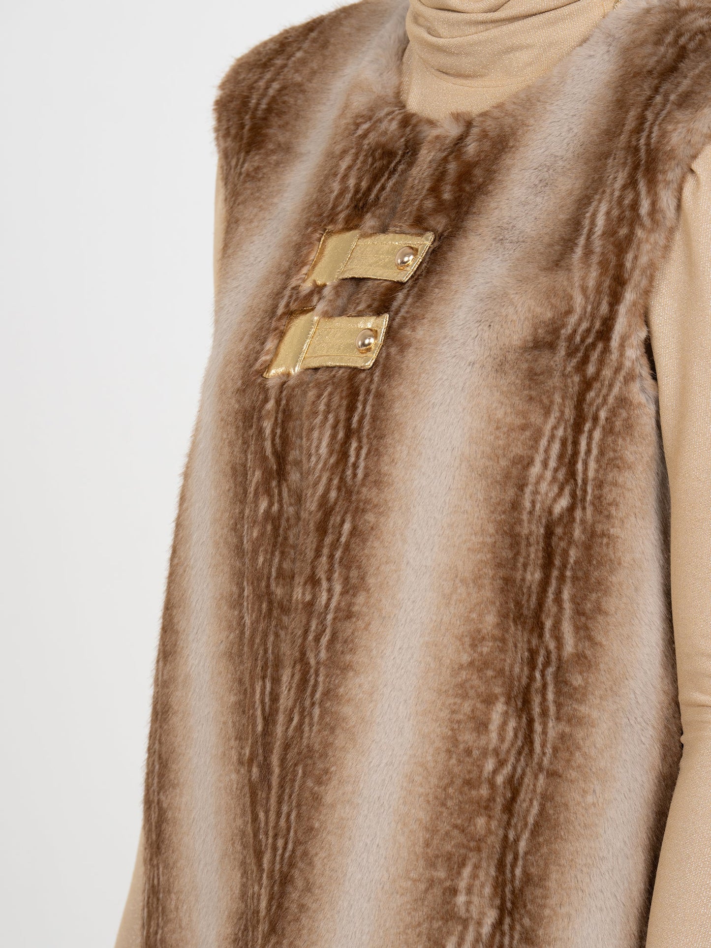 Roxy Vest-Faux Fur