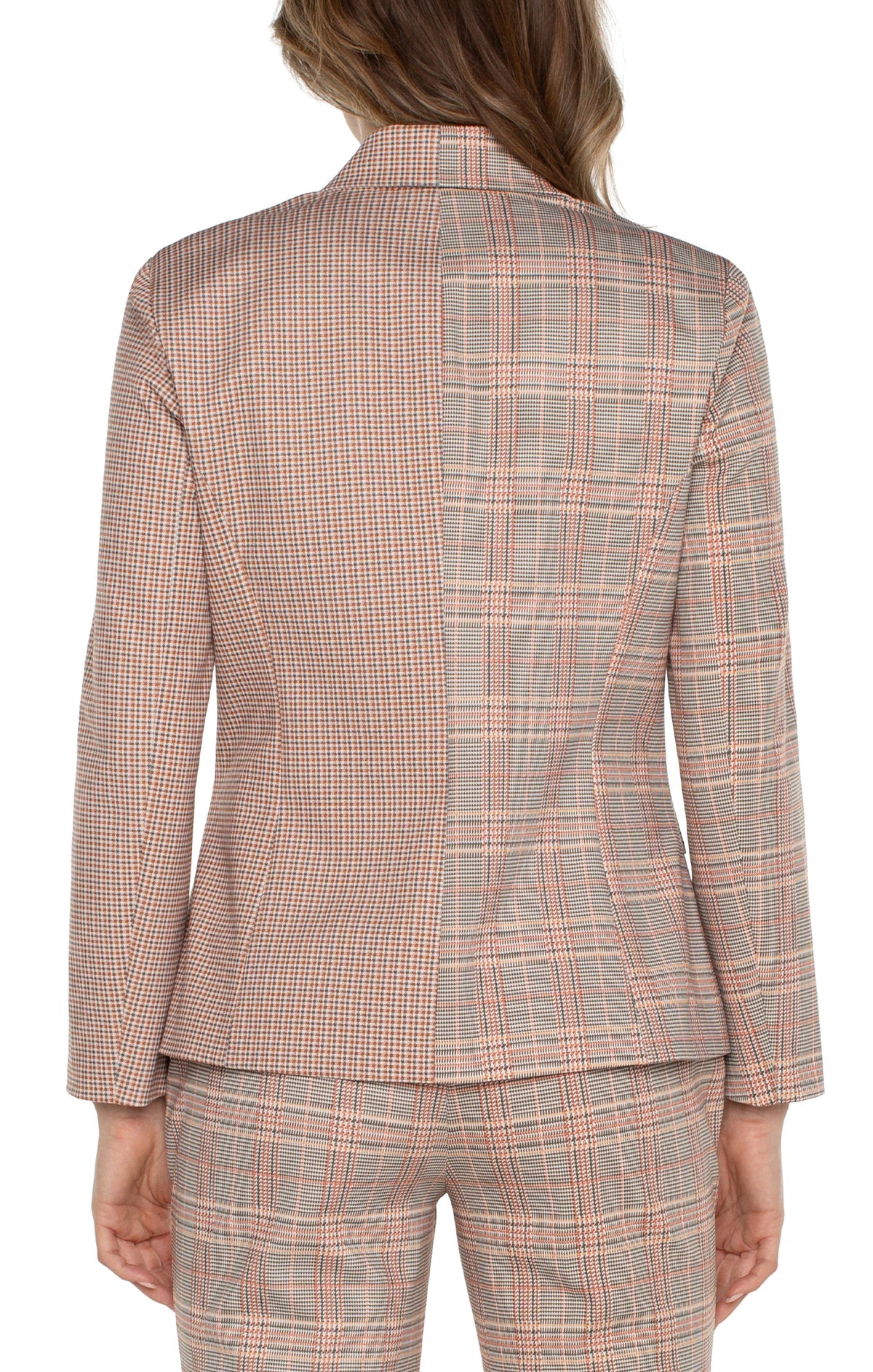 Half and Half Blazer - Lava Flow