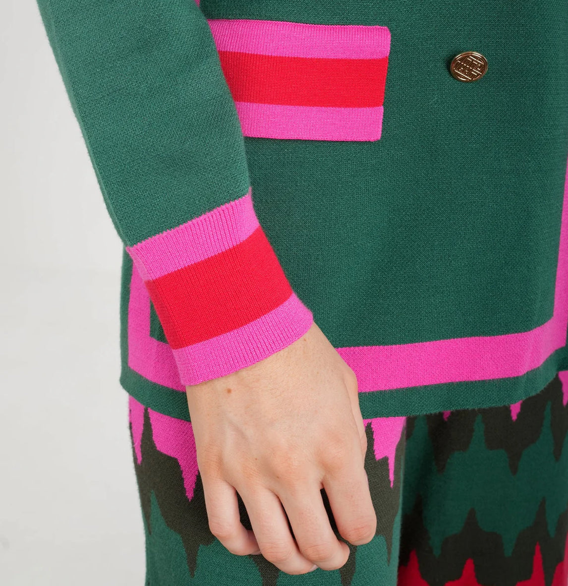 Sloan Sweater Blazer-Jellybean