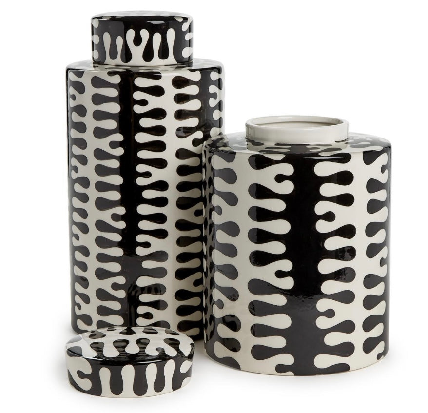 Jigsaw Vase-Black/White