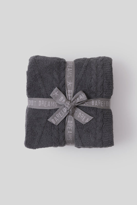 CozyChic Fisherman Cable Throw