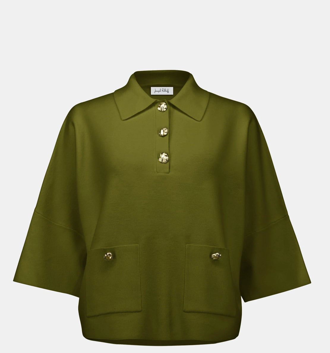 Boxy Polo Sweater