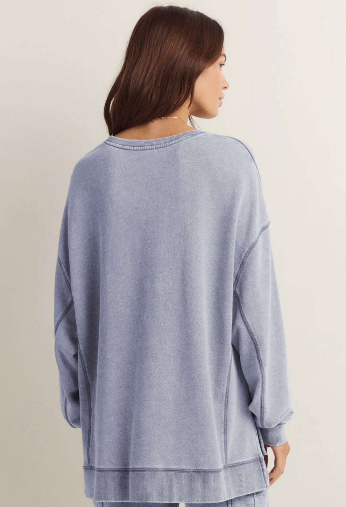 Knit Denim Weekender - Washed Indigo