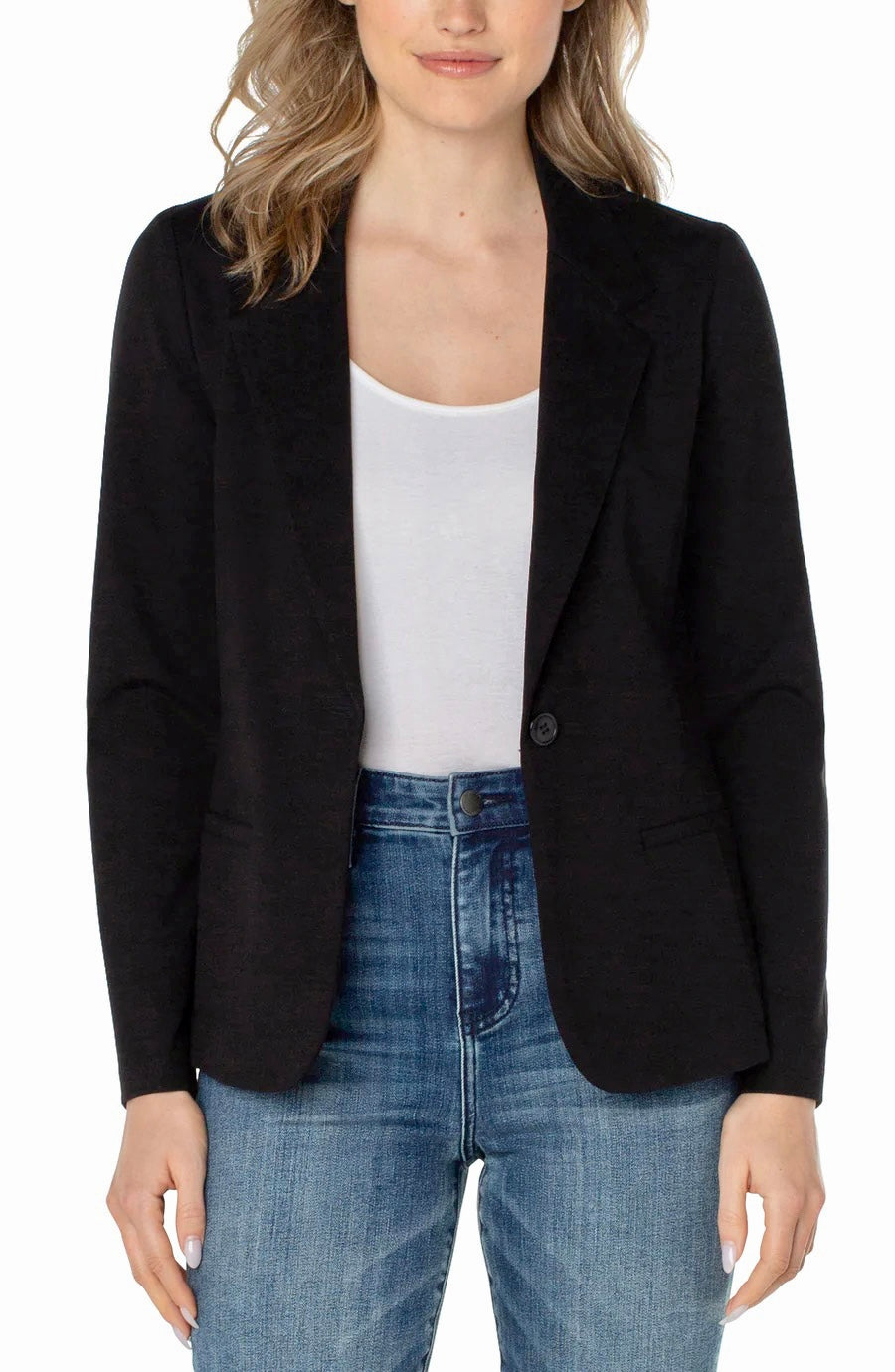 Fitted Blazer - Black