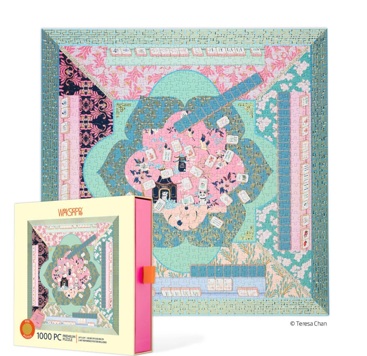 Let's Play Mahjong 1000 Piece Puzzle