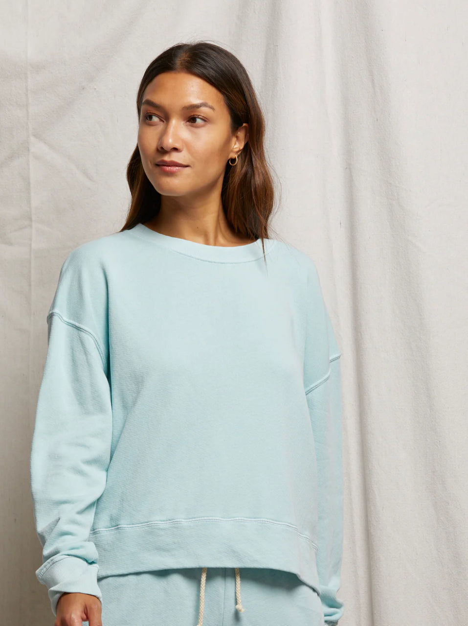 Tyler Sweatshirt-Iced Aqua