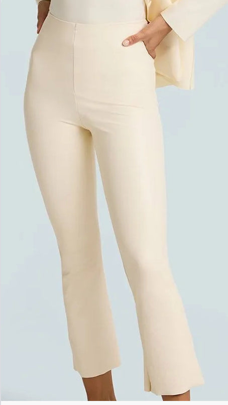 Commando Faux Leather Cropped Flare