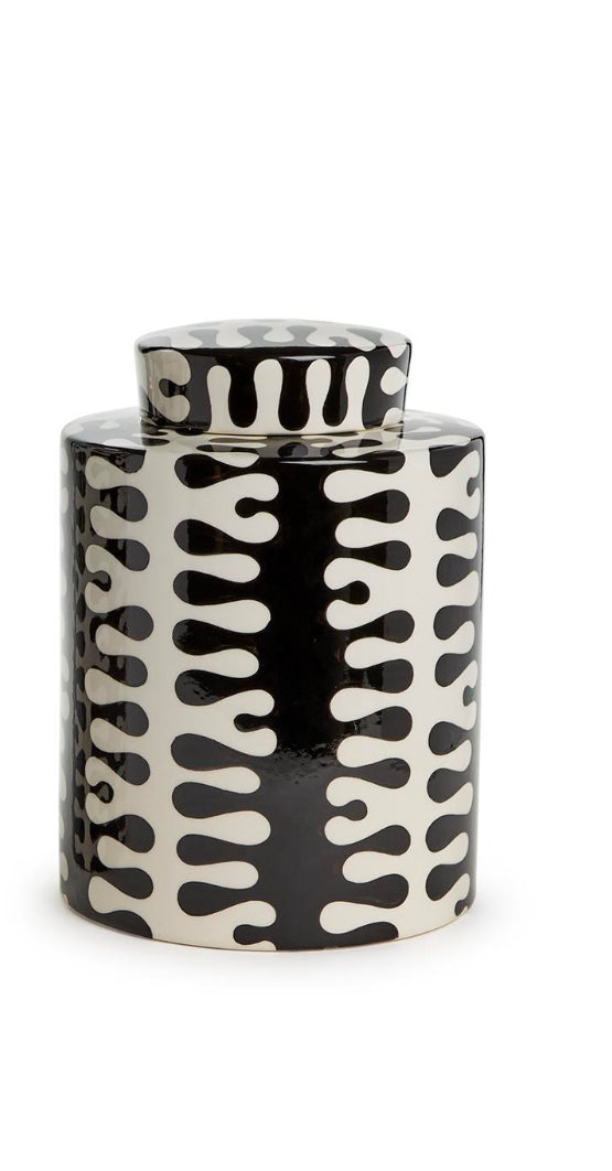 Jigsaw Vase-Black/White