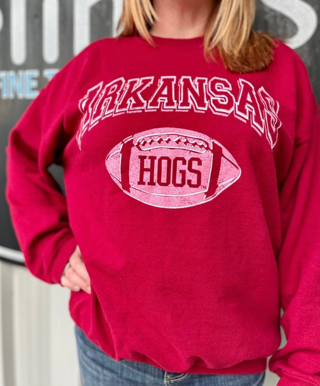 Arkansas Wonka Sweatshirt - Cardinal