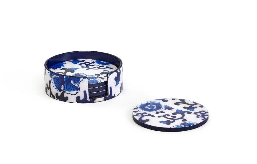 Coaster Set - Chinoiserie Flower