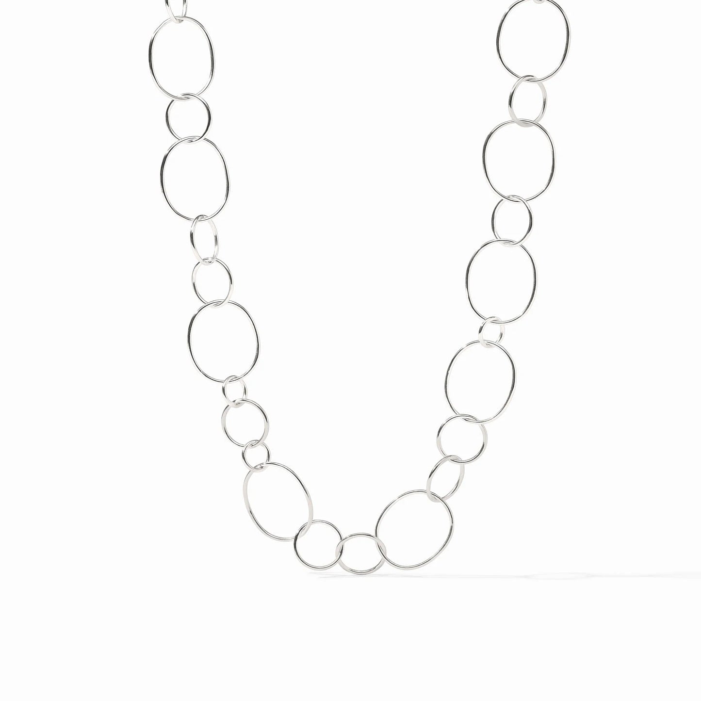 Colette Smooth Necklace-Silver