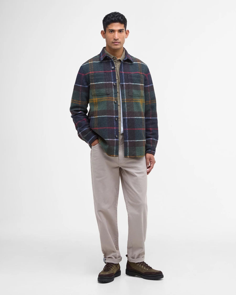 Barbour Chapter Tailored Check Overshirt-Classic Tartan