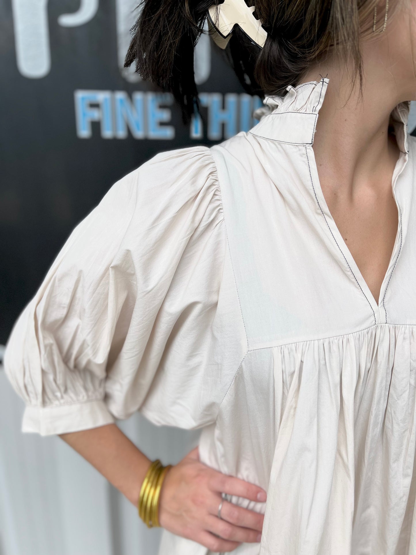 High Neck Dress