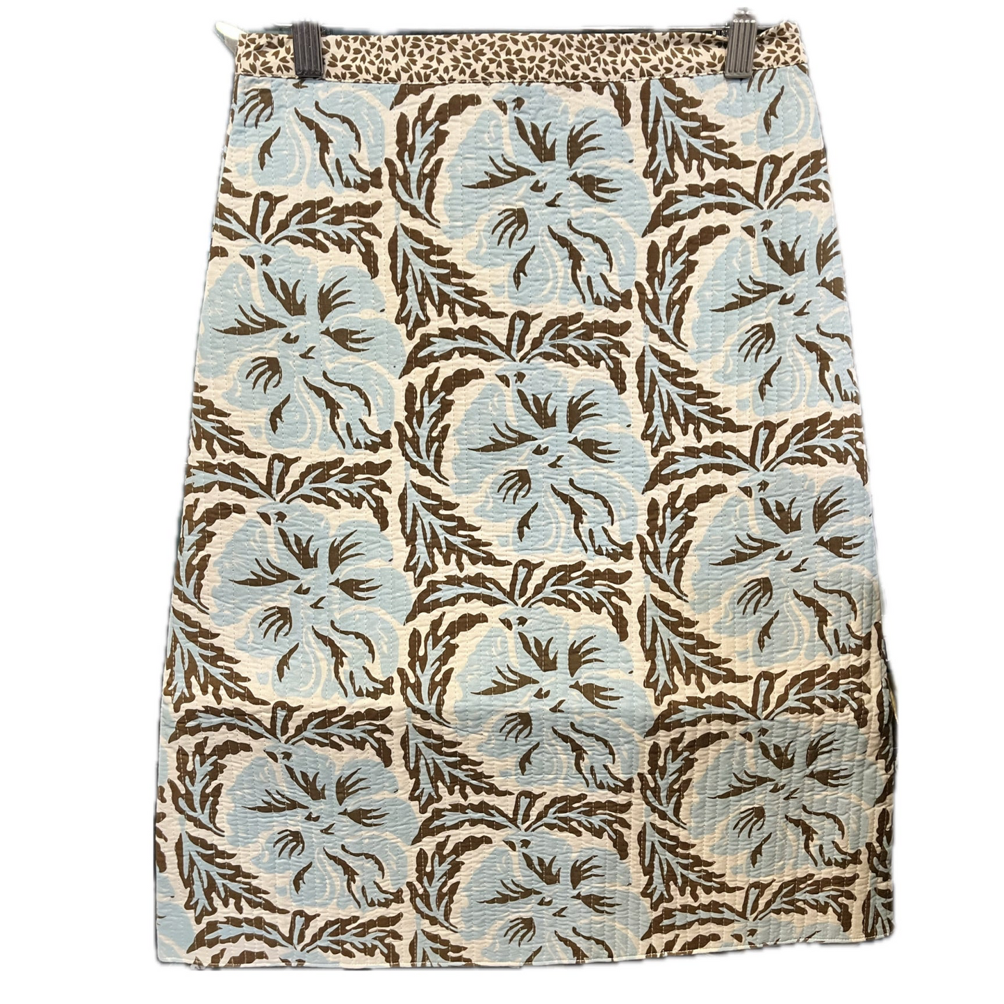 Reversible Quilted Skirt-Capri Sea