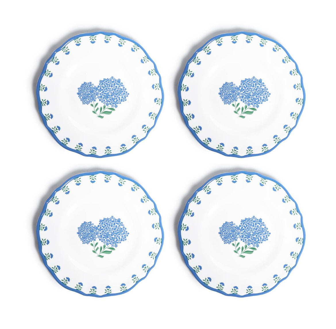Hydrangea Dessert Plates (Set of 4)