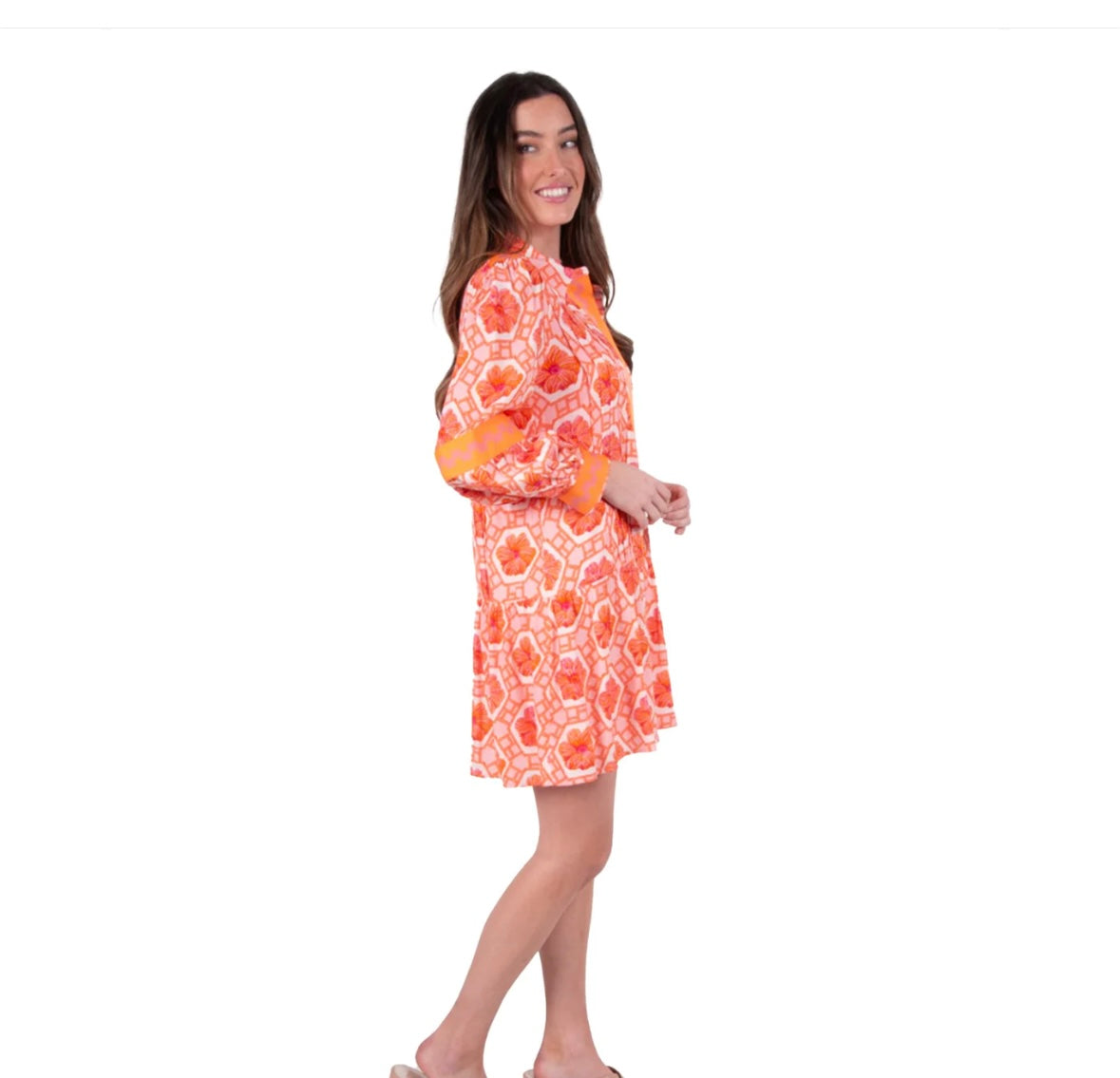 Delaney Dress - Floral Crochet