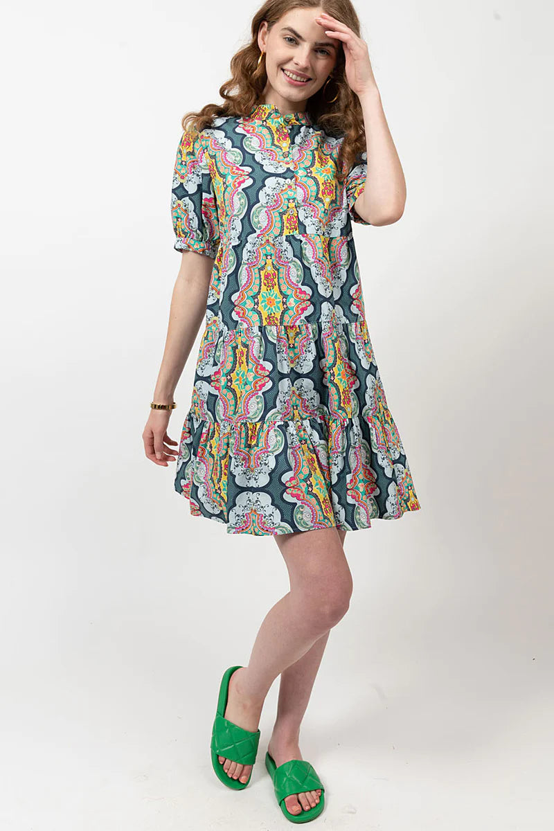Brit Boutique Dress - Navy