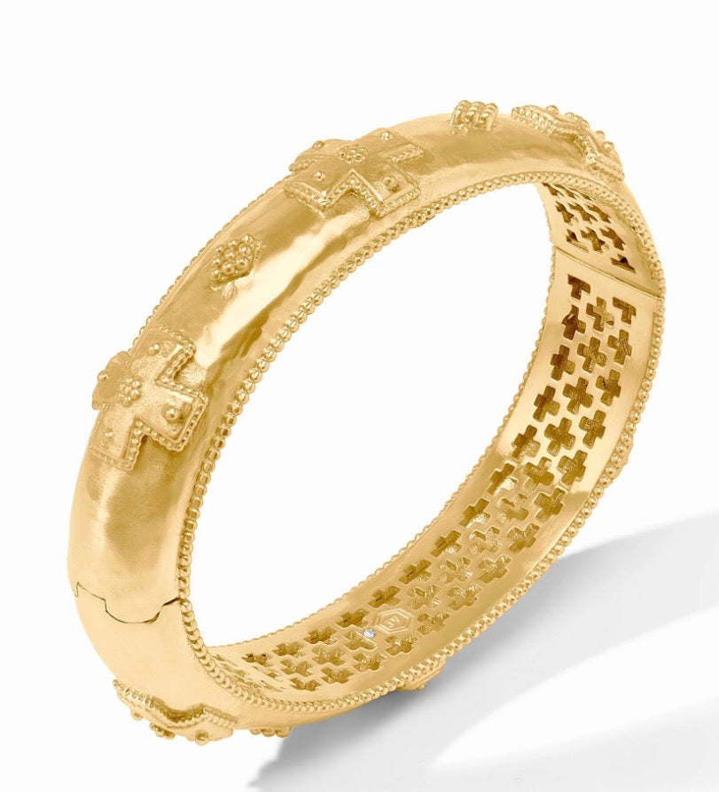Canterbury Hinge Bangle - Gold
