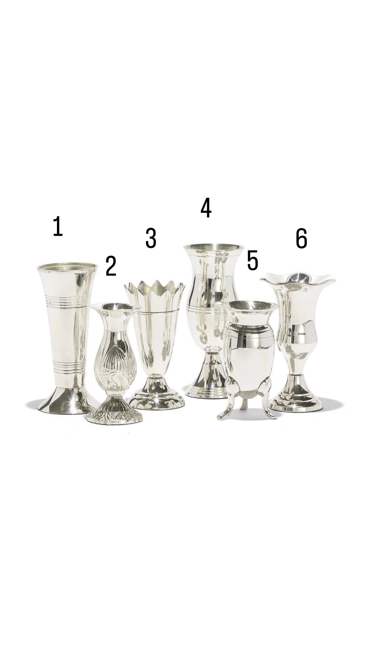 Silver Bud Vase