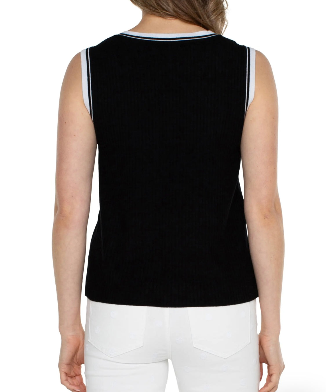 Sleeveless Sweater - Black