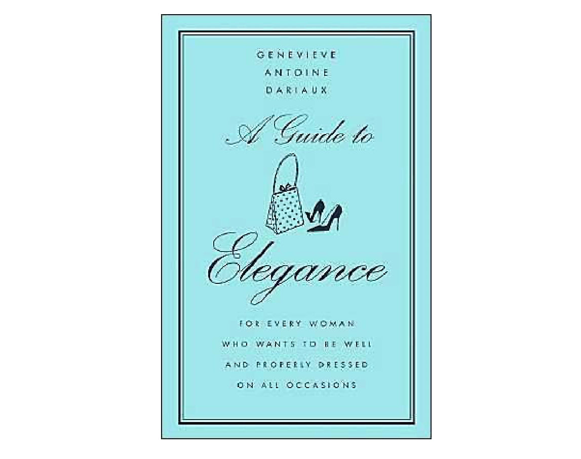 A Guide to Elegance Book