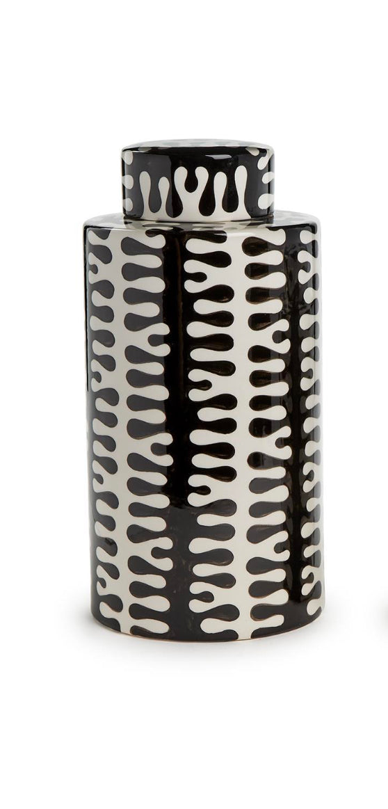 Jigsaw Vase-Black/White